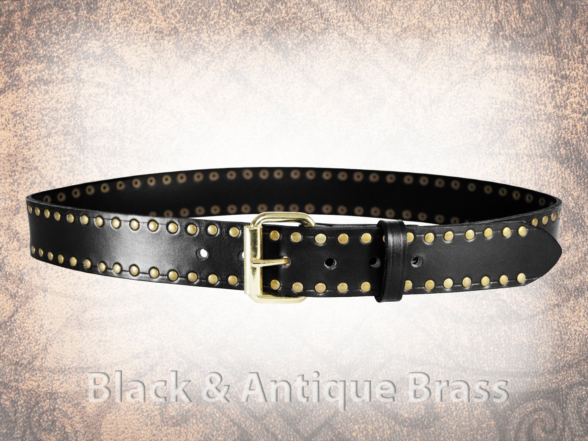 Handmade Solid Leather Belt - Full Grain Italian Leather - Plain Rivet –  Labyrinth Leather