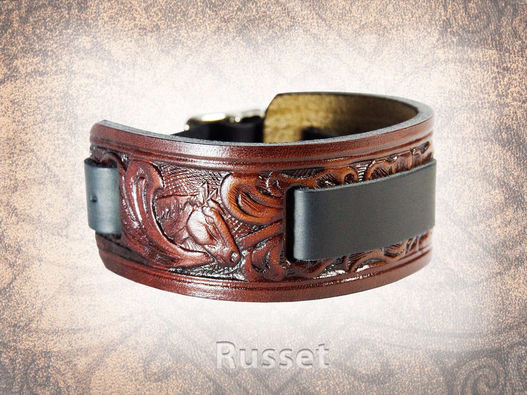 Handmade Leather Cuff Watch Cuff Watch Band Western Horse