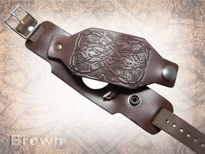 Apple Samsung Watch Cuff - Covered Celtic Hounds