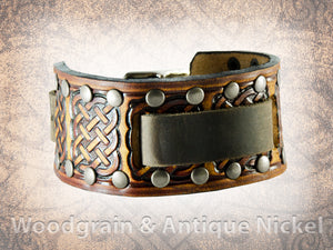 Riveted Celtic Knot Watch Cuff